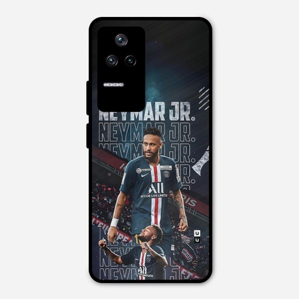 Artistic Striker Metal Back Case for Poco F4 5G