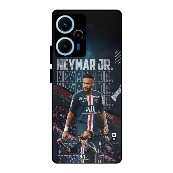 Artistic Striker Metal Back Case for Poco F5