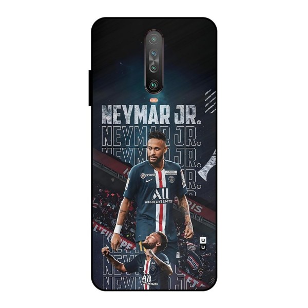 Artistic Striker Metal Back Case for Poco X2