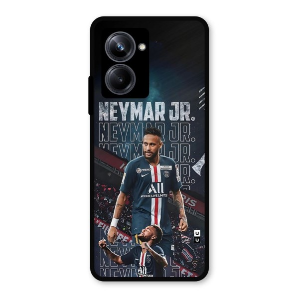 Artistic Striker Metal Back Case for Realme 10 Pro