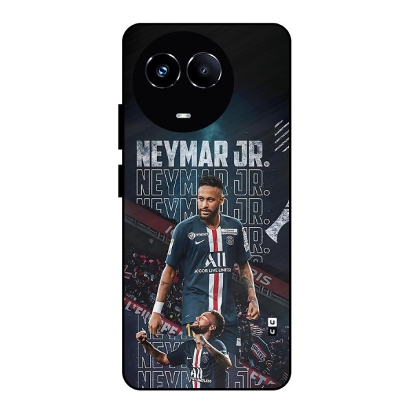 Artistic Striker Metal Back Case for Realme 11X