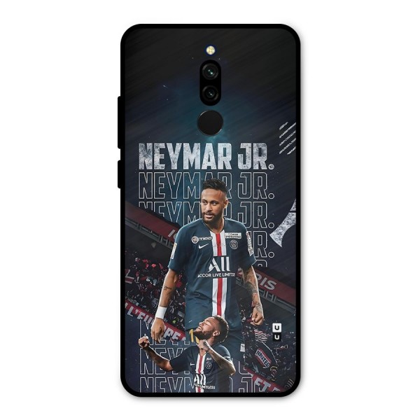 Artistic Striker Metal Back Case for Redmi 8