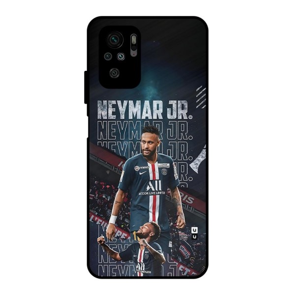 Artistic Striker Metal Back Case for Redmi Note 10