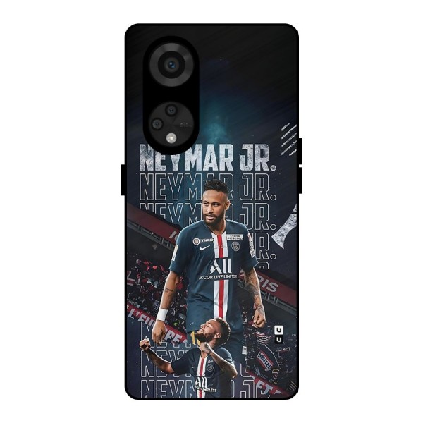 Artistic Striker Metal Back Case for Reno8 T 5G