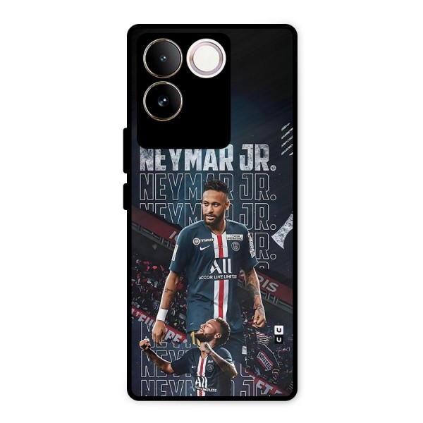 Artistic Striker Metal Back Case for Vivo T2 Pro