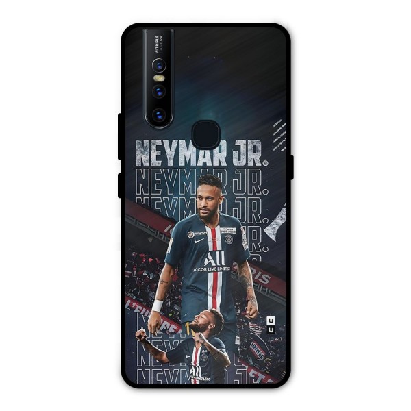 Artistic Striker Metal Back Case for Vivo V15