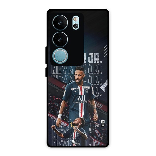 Artistic Striker Metal Back Case for Vivo V29 Pro