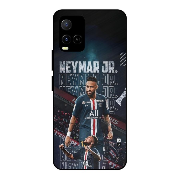 Artistic Striker Metal Back Case for Vivo Y21