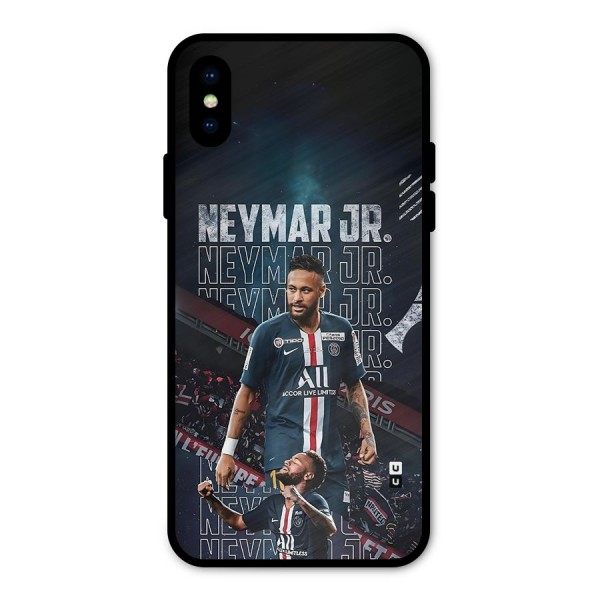 Artistic Striker Metal Back Case for iPhone X