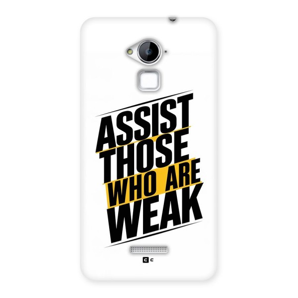 Assist Weak Back Case for Coolpad Note 3