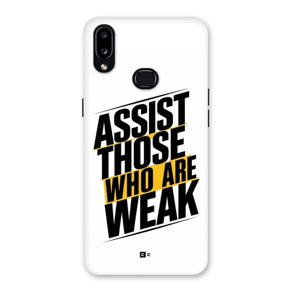 Assist Weak Back Case for Galaxy A10s