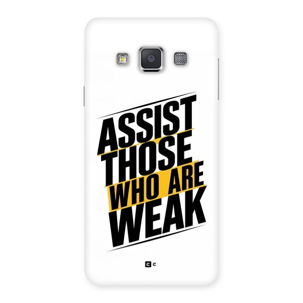 Assist Weak Back Case for Galaxy A3