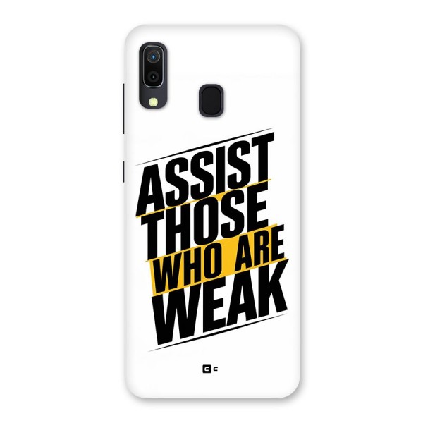 Assist Weak Back Case for Galaxy A30