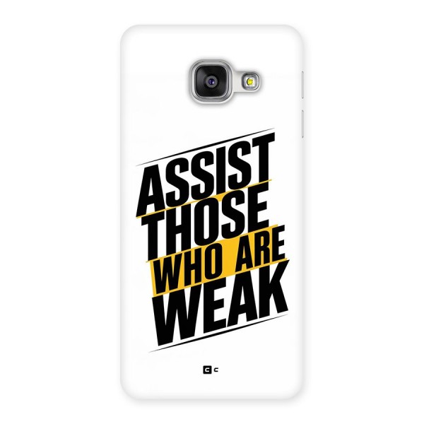 Assist Weak Back Case for Galaxy A3 (2016)