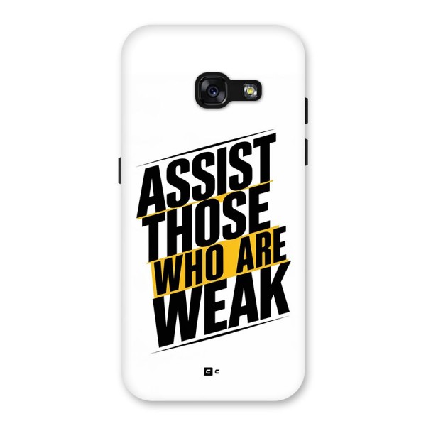 Assist Weak Back Case for Galaxy A3 (2017)