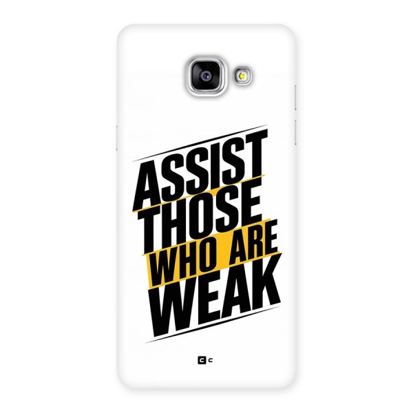 Assist Weak Back Case for Galaxy A5 (2016)