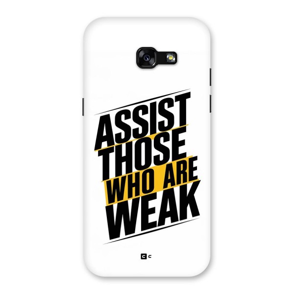 Assist Weak Back Case for Galaxy A5 2017