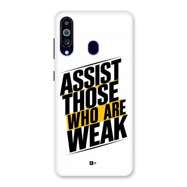 Assist Weak Back Case for Galaxy A60