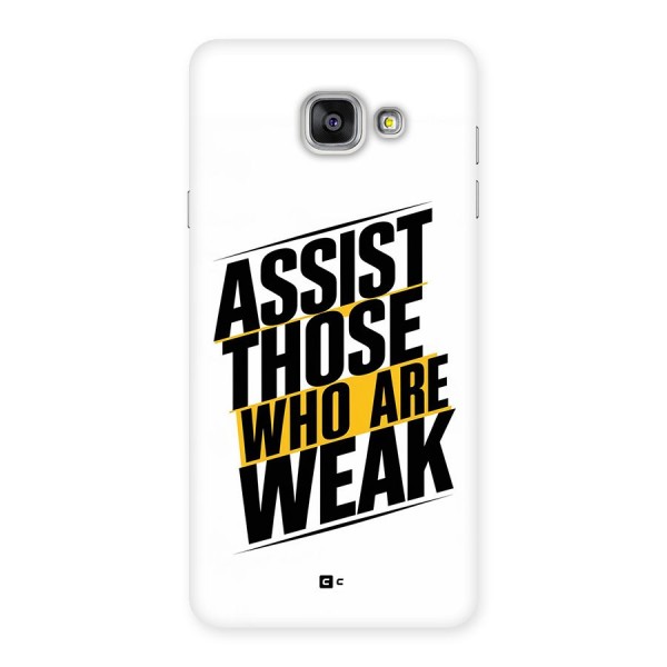 Assist Weak Back Case for Galaxy A7 (2016)