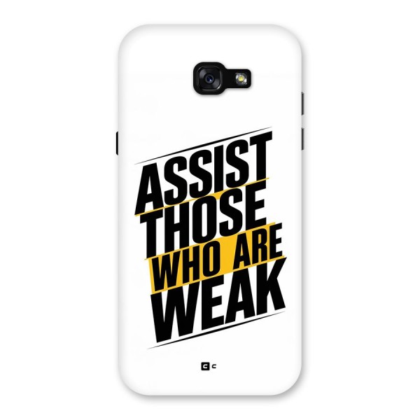 Assist Weak Back Case for Galaxy A7 (2017)