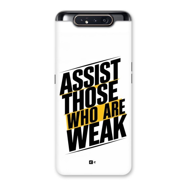 Assist Weak Back Case for Galaxy A80