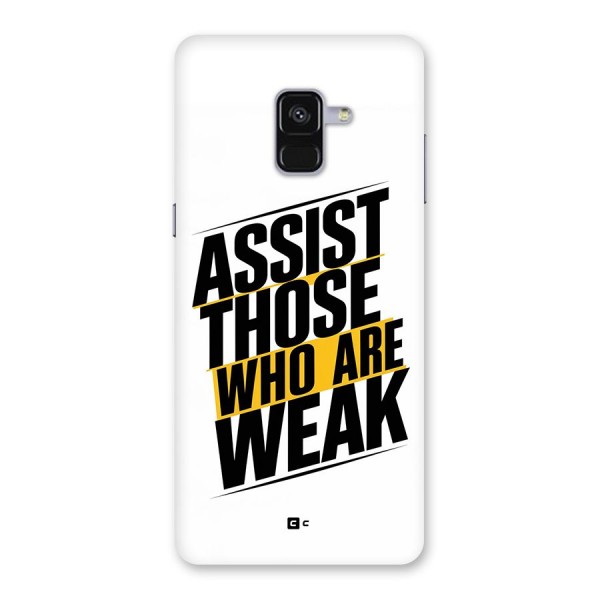 Assist Weak Back Case for Galaxy A8 Plus