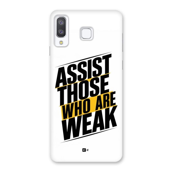 Assist Weak Back Case for Galaxy A8 Star