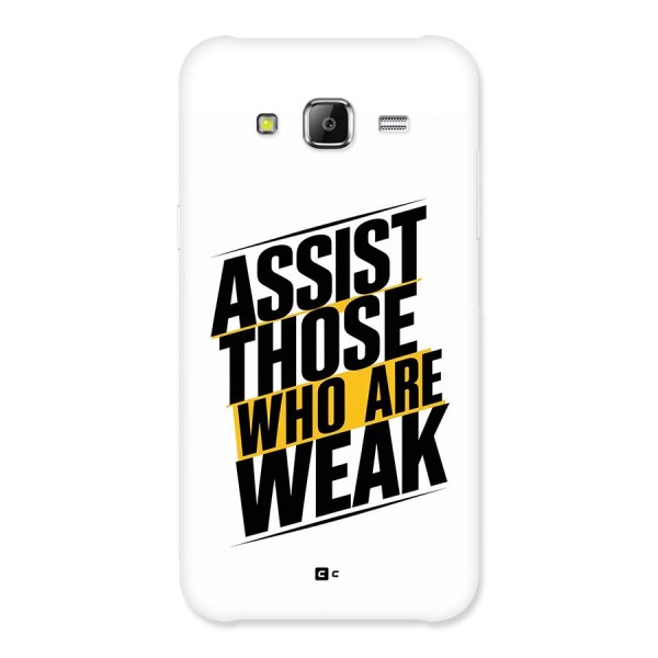 Assist Weak Back Case for Galaxy J5