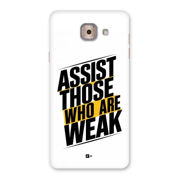 Assist Weak Back Case for Galaxy J7 Max