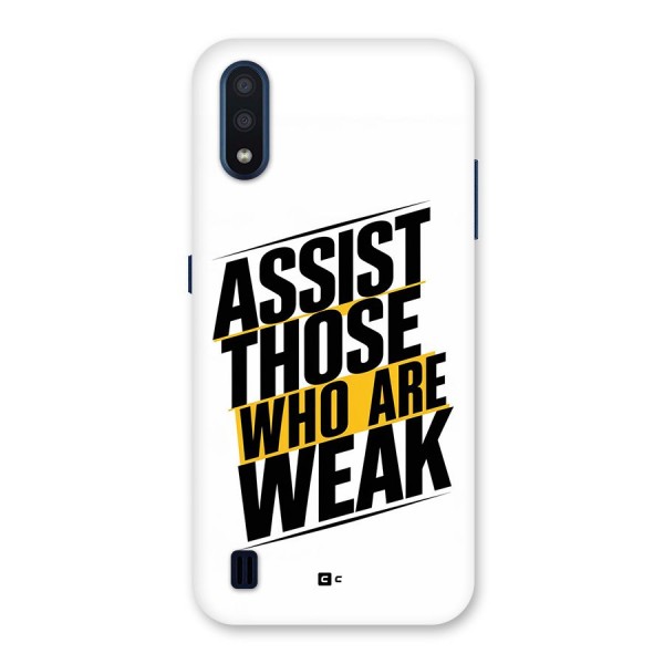 Assist Weak Back Case for Galaxy M01