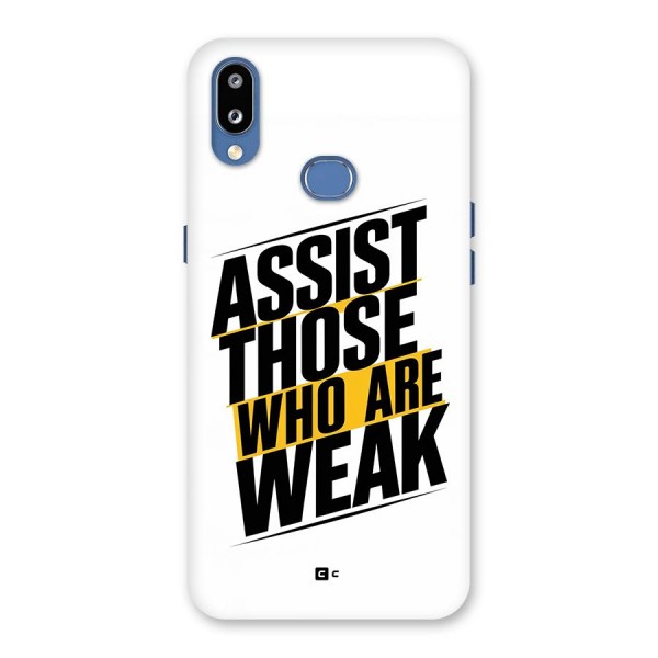 Assist Weak Back Case for Galaxy M01s