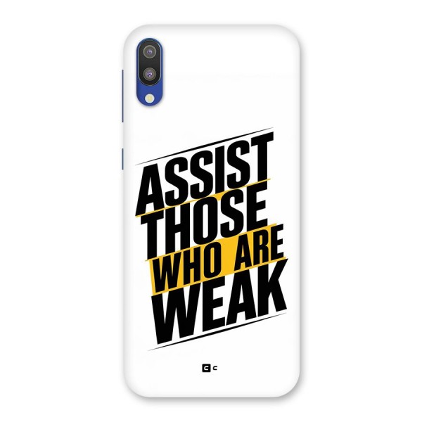 Assist Weak Back Case for Galaxy M10