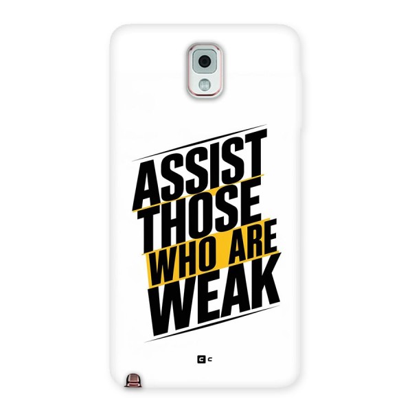 Assist Weak Back Case for Galaxy Note 3