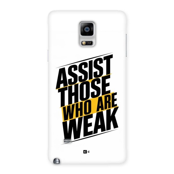 Assist Weak Back Case for Galaxy Note 4