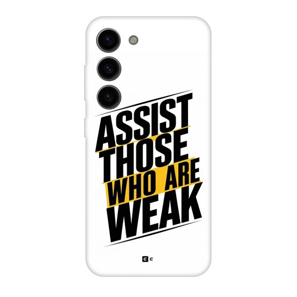 Assist Weak Back Case for Galaxy S23