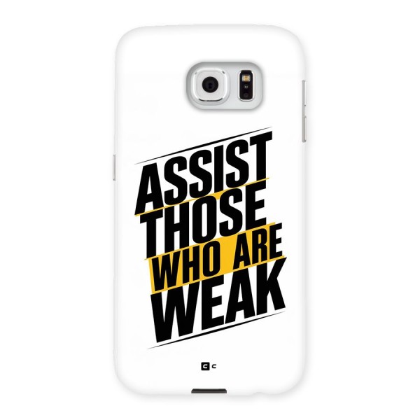 Assist Weak Back Case for Galaxy S6