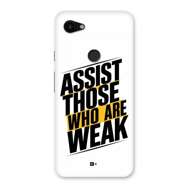 Assist Weak Back Case for Google Pixel 3a XL