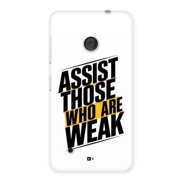 Assist Weak Back Case for Lumia 530