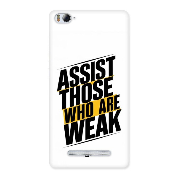 Assist Weak Back Case for Mi4i