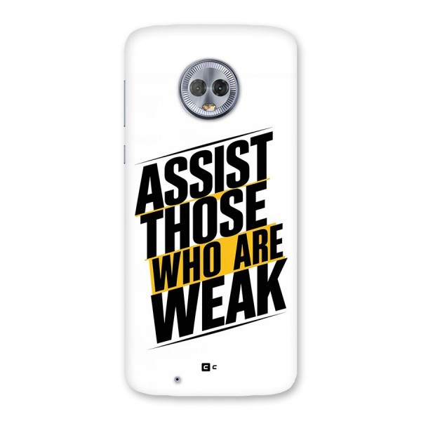 Assist Weak Back Case for Moto G6