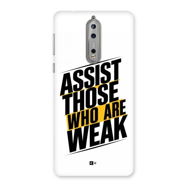 Assist Weak Back Case for Nokia 8