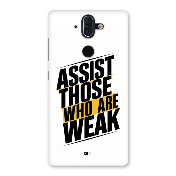 Assist Weak Back Case for Nokia 8 Sirocco