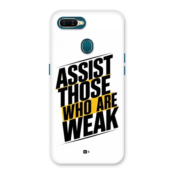 Assist Weak Back Case for Oppo A11k