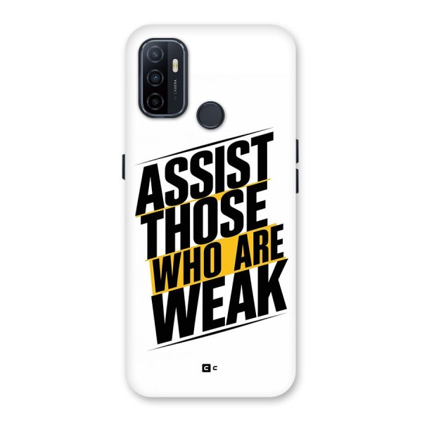 Assist Weak Back Case for Oppo A33 (2020)