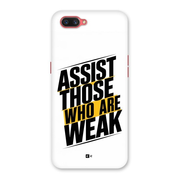 Assist Weak Back Case for Oppo A3s