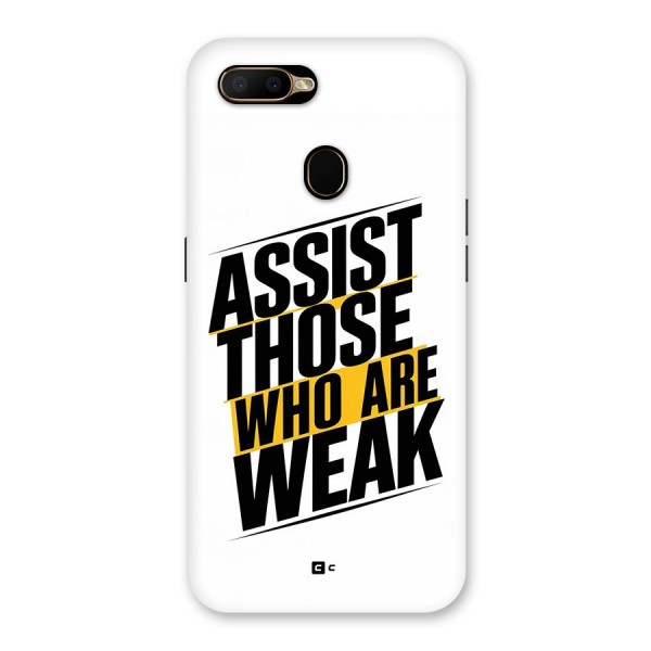 Assist Weak Back Case for Oppo A5s