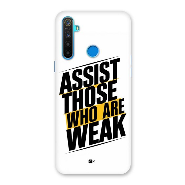 Assist Weak Back Case for Realme 5s