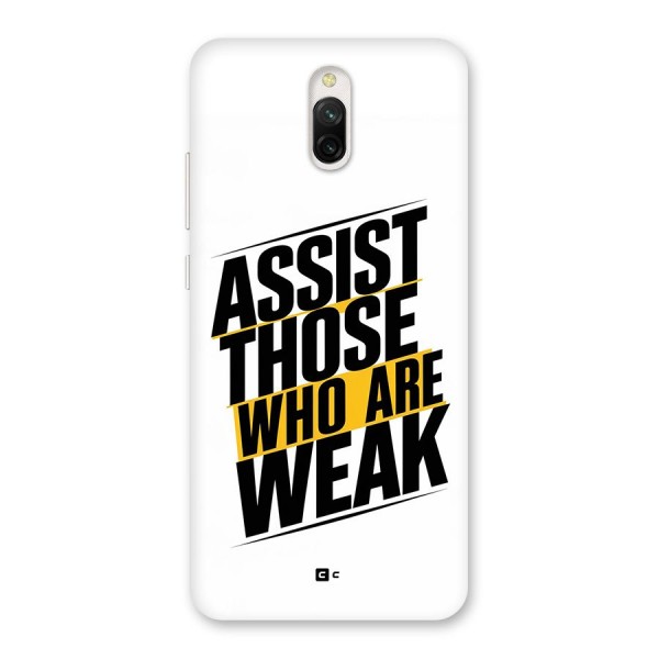 Assist Weak Back Case for Redmi 8A Dual