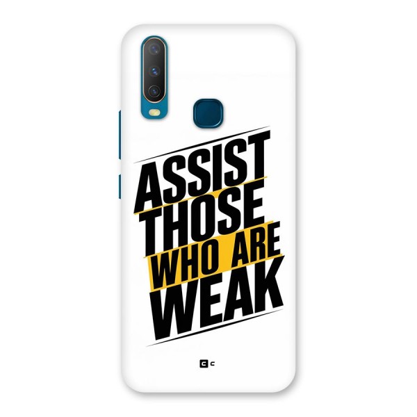 Assist Weak Back Case for Vivo Y11