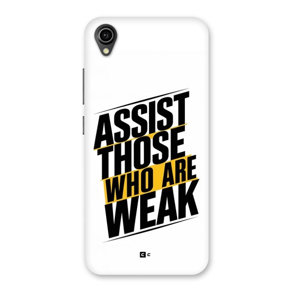 Assist Weak Back Case for Vivo Y91i